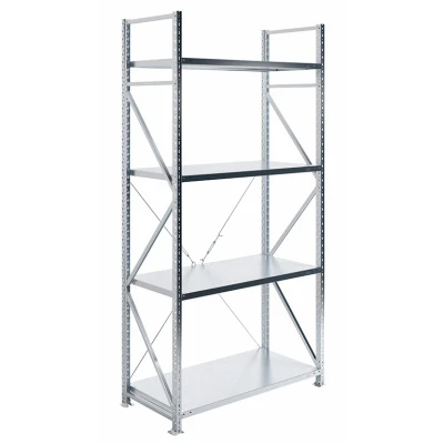 Металлический стеллаж Практик MS U 2500x1200x600/4 усиленный Металлический стеллаж Практик MS U 2500x1200x600/4 усиленный
